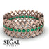 Crown Emerald Band - Hadley No. 5